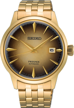 Load image into Gallery viewer, Seiko Presage 2025 Golden Cocktail time &quot;Beer Julep&quot; Automatic Watch Caliber 4R35 SRPK48J1