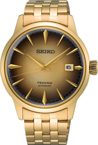 Seiko Presage 2025 Golden Cocktail time "Beer Julep" Automatic Watch Caliber 4R35 SRPK48J1