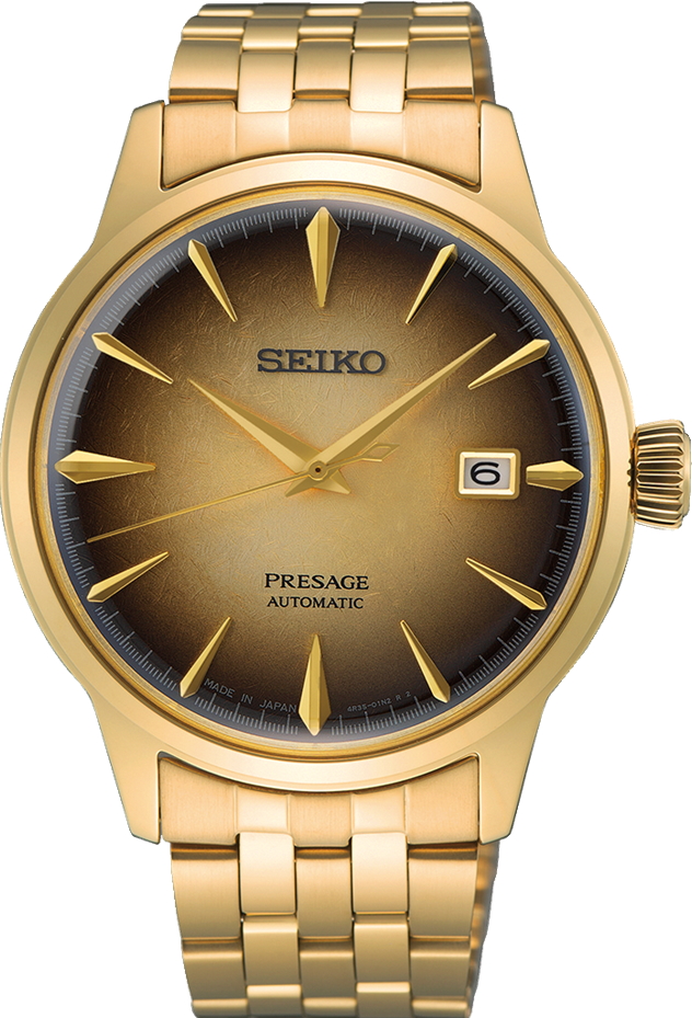 Seiko Presage 2025 Golden Cocktail time 