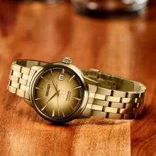 Load image into Gallery viewer, Seiko Presage 2025 Golden Cocktail time &quot;Beer Julep&quot; Automatic Watch Caliber 4R35 SRPK48J1