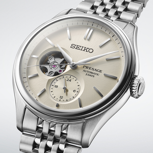 Seiko Presage 2024 Classic Series "Shiro-iro" Open heart Automatic Watch Caliber 6R5J SPB469J1