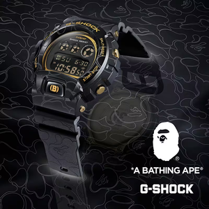 Casio G SHOCK 40th Anniversary 2023 x "A BATHING APE" (BAPE) 30th Anniversary Limited Edition GM-6900BAPE