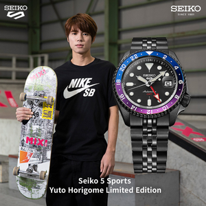 Seiko 2024 Sports 5 x "Yuto Horigome" Downtown Tokyo Nights Limited Edition Caliber 4R34 Automatic Watch SSK027K1