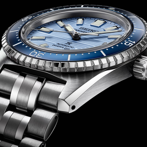Seiko Prospex ‘Clearwater’ Blue Marinemaster 1965 Reinterpretation Heritage Diver's Watch Caliber 6L37 SJE099J1