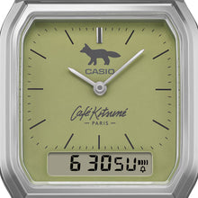 Load image into Gallery viewer, Casio Vintage 2026 x "Cafe Kitsune Paris" by Maison Kitsuné "Green matcha tone" AQ-230ECK-3A