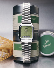 Load image into Gallery viewer, Casio Vintage 2026 x "Cafe Kitsune Paris" by Maison Kitsuné "Green matcha tone" AQ-230ECK-3A