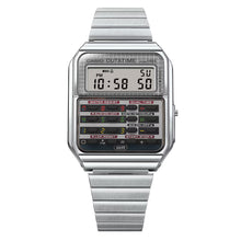 Load image into Gallery viewer, Casio 2025 Vintage Watch Collection x "BACK to the Future" Calculator watch CA-500WEBF-1A