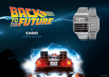 Load image into Gallery viewer, Casio 2025 Vintage Watch Collection x "BACK to the Future" Calculator watch CA-500WEBF-1A