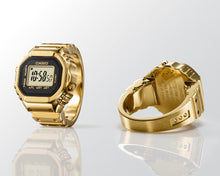 Load image into Gallery viewer, Casio 2025 Lets GOLD G Shock WATCH 50TH ANNIVERSARY &quot;CASIO RING WATCH&quot; 2nd Edition CRW-001G-9