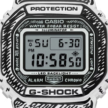 Load image into Gallery viewer, Casio G SHOCK 2026 x "Joshua Vides" Signature monochrome comic-style graphics Collaboration DW-5600JV
