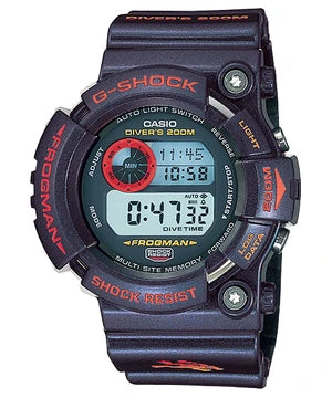 極美品 CASIO G-SHOCK GW-201-6JF FROGMAN フロッグマン マジョーラカラー 毒蛙 チタンモデル GW-200シリーズ Gショック Casio G Shock 2001 Poison Frog \"Snake Killer\" Frogman SUPER RARE