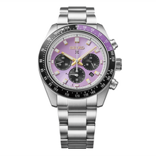 Load image into Gallery viewer, Seiko 145th Anniversary Prospex Speedtimer EDO Purple Chronograph Series HBJ005P1 8000pcs Limited edition Solar Caliber V192