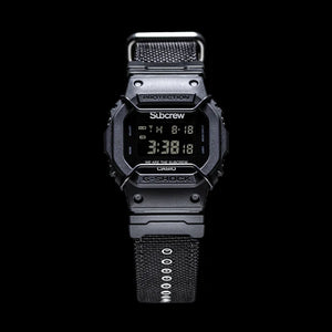 Casio G SHOCK 2017 x "SUBCREW" Back to Black military-styled Limited Edition DW-5600SUBCREW-1