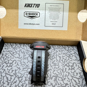 Casio G SHOCK 2006 x Kikstyo Jordan 23 Black Cement Limited Edition DW-5600VT