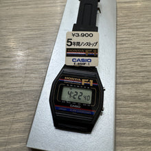 Load image into Gallery viewer, SUPER RARE Casio 1982 Formula 1 (F1) Honda Racing team Digital Quartz Watch F-85HF-1