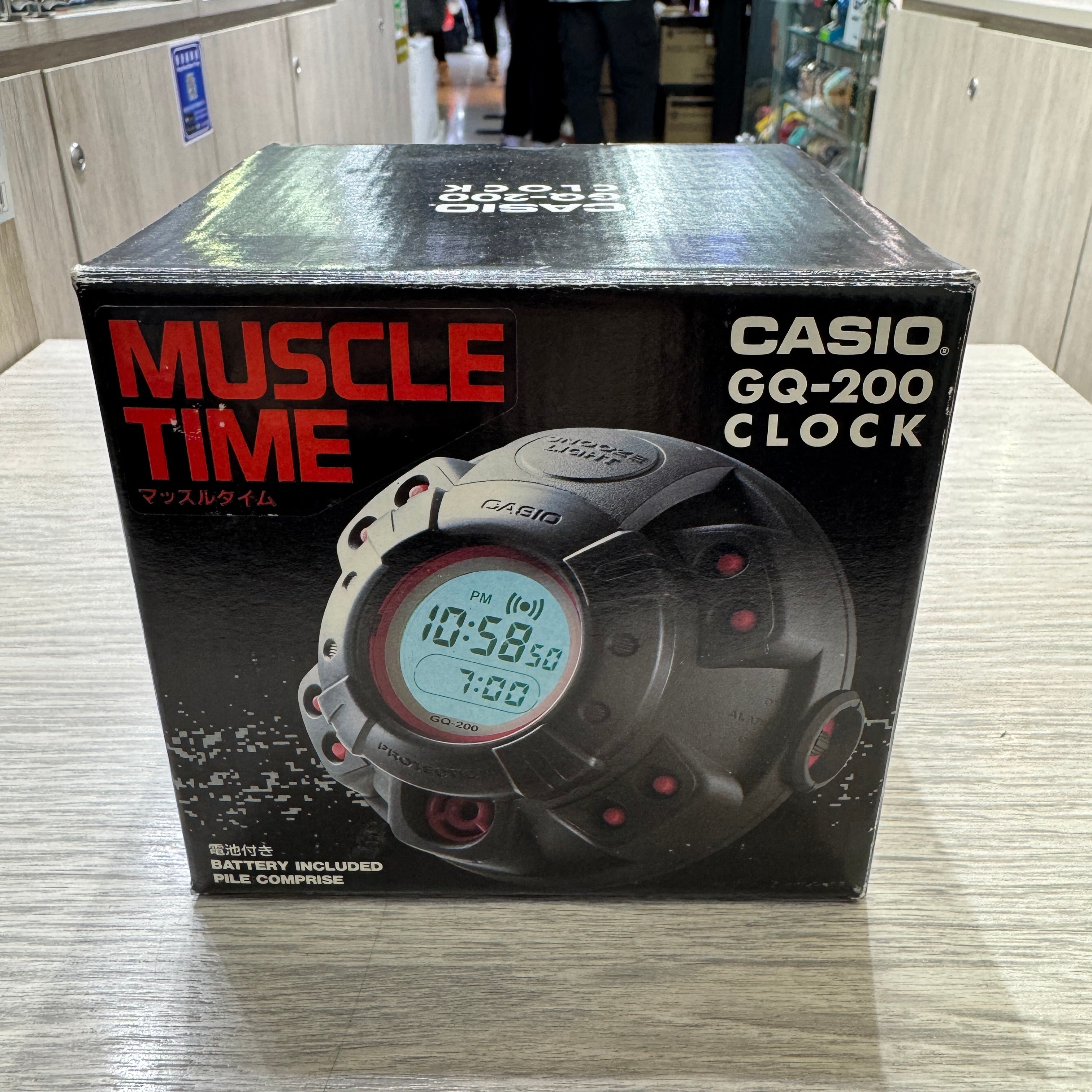 インテリア時計 CASIO G-SHOCK GQ-300 MUSCLE TIME Casio G SHOCK 90s Muscle Alarm Clock 