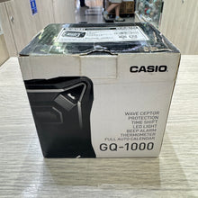 Load image into Gallery viewer, Casio G SHOCK Style Muscle Alarm Clock with Thermometer LED Light &amp; Wave Ceptor GQ-1000J