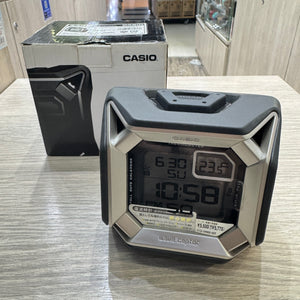 Casio G SHOCK Style Muscle Alarm Clock with Thermometer LED Light & Wave Ceptor GQ-1000J