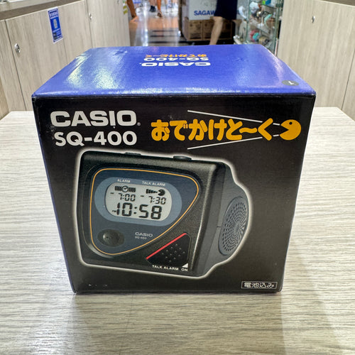 Casio G SHOCK Style Muscle Alarm Clock with Voice Record SQ-400