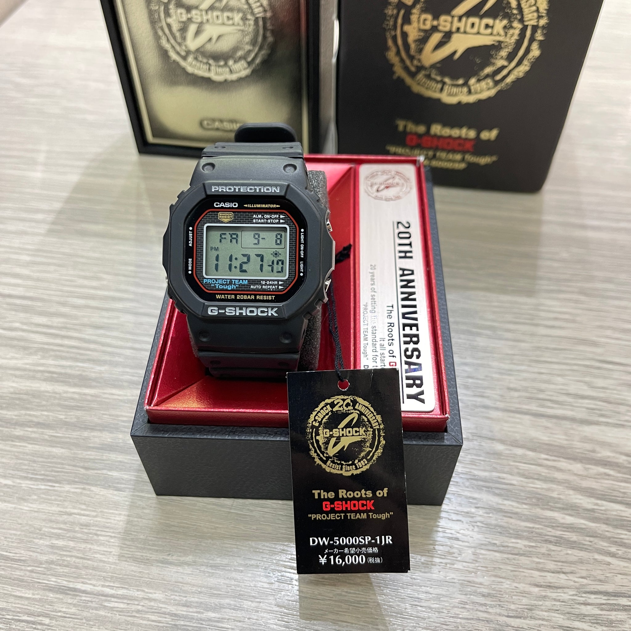 G shock hotsell 20th anniversary watch