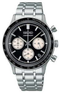 Seiko 2025 Sports Quartz Chronograph Collection Black Dial Caliber 8T63 SSB479P1