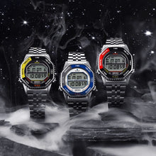 Load image into Gallery viewer, Seiko 2025 Digital Quartz Essentials watch &quot;Rotocall&quot; Astronauts Collection Red &amp; Black SMGG19P1