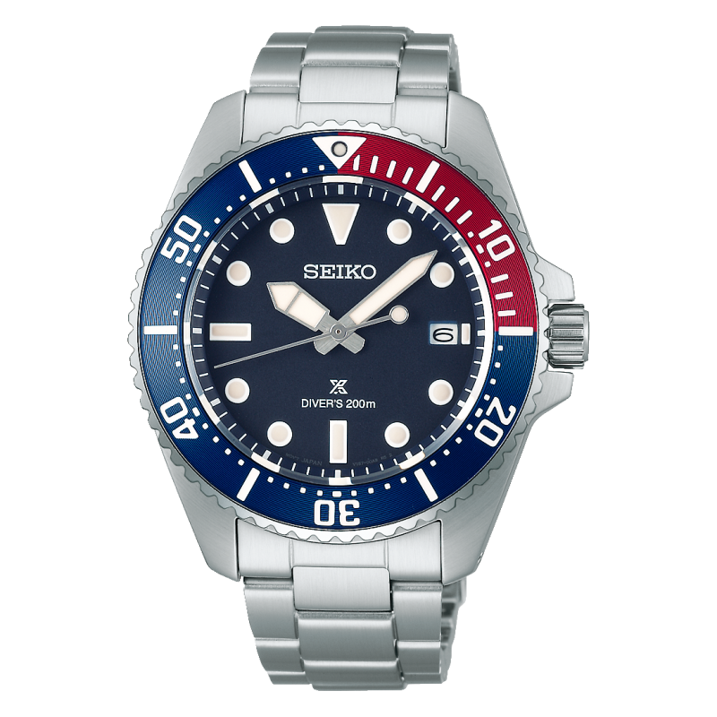 Seiko PROSPEX 2024 Solar Diver’s in Pepsi Style Caliber V157 SNE595P1