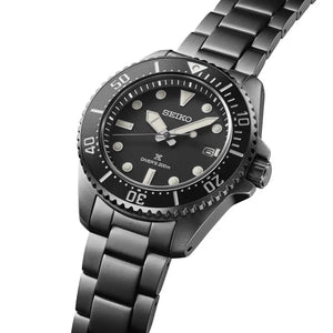 Seiko PROSPEX 2024 Solar Diver’s in All Black Style Caliber V157 SNE599P1