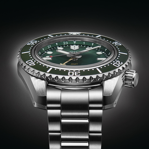 Seiko Prospex 2023 "Marine Green" GMT 3 Days Automatic Watch Caliber 6R54 SPB381J1
