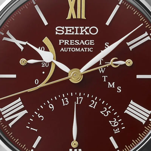 Seiko 2023 Watchmaking 110th Anniversary Presage Craftsmanship "Laurel Urushi" Enamel Dial Caliber 6R27 SPB395J1