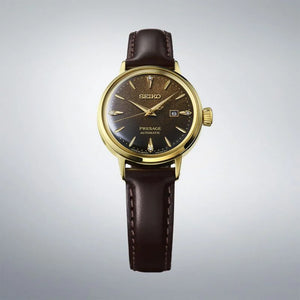 Seiko PRESAGE 2025 Cocktail Time Series "Jamaican Coffee" with Diamond-set 30mm SRE020J1
