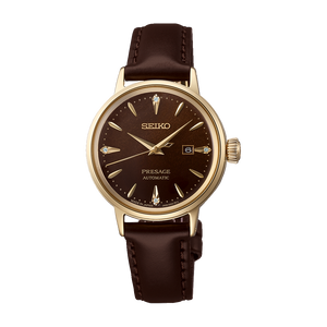 Seiko PRESAGE 2025 Cocktail Time Series "Jamaican Coffee" with Diamond-set 30mm SRE020J1