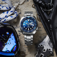 Load image into Gallery viewer, Seiko PROSPEX 2023 x &quot;PADI&quot; KING TURTLE Great Blue Special Edition Caliber 4R36 SRPK01K1