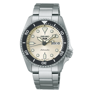 Seiko 5 Sport 2023 "SKX MIDI WHITE" Automatic Watch Caliber 4R36 SRPK35K1