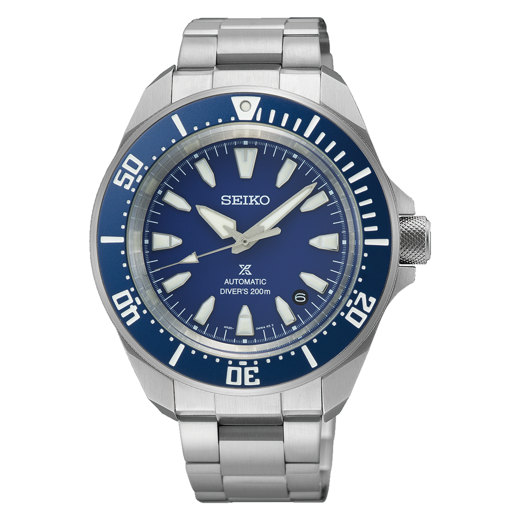 Seiko Presage 2025 4R Compact Mechanical Diver’s Watch in Cobalt Blue Caliber 4R35 SRPL51K1