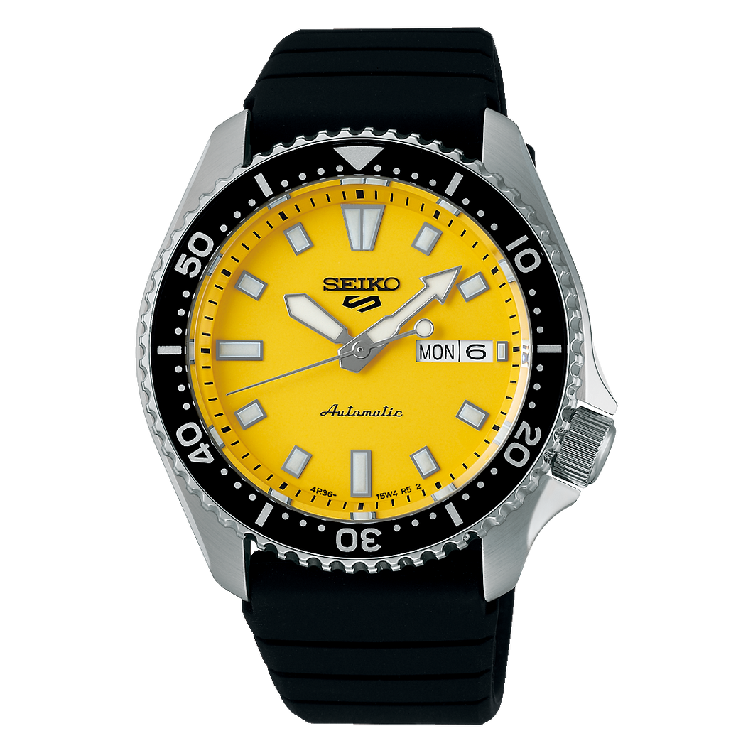 Seiko 5 Sport 2025 SKX Redux in Ki-iro Yellow Caliber Seiko 5 Sport 2025 SKX Redux in Ki-iro Yellow Caliber