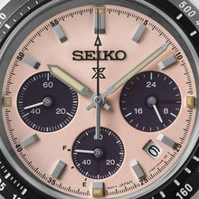 Load image into Gallery viewer, Seiko Prospex 2026 Speedtimer Series "Youngtimer" in Pale Pink Solar Power Chronograph SSC963P1