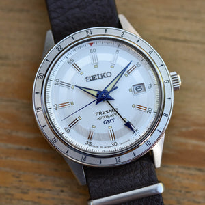 Seiko Presage 2023 110th Wrist watchmaking Anniversary "Laurel" GMT Limited Edition SSK015J1