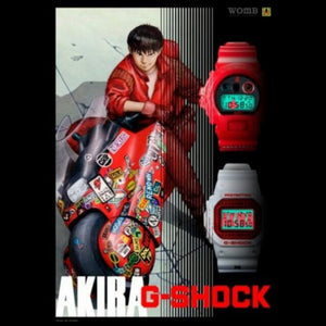 Casio G Shock 2013 x "AKIRA" KANEDA Neo Tokyo Version Set of 2 Limited Edition DW-5600 & DW-6900