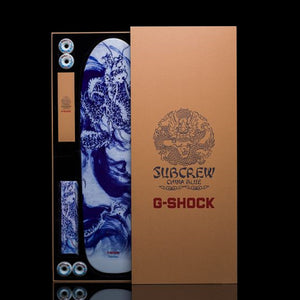 Casio G SHOCK 2022 x "SUBCREW" China Blue Porcelain Series Special Box Set Limited Edition DW-5600BWP-2PFS