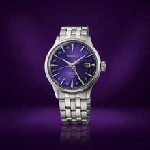 Load image into Gallery viewer, Seiko 145th Anniversary Presage Cocktail Time EDO Purple Series HCB006J1 6000pcs Limited Edition Automatic Caliber 4R34