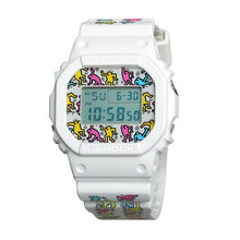 Load image into Gallery viewer, Casio G SHOCK x &quot;KEITH HARING&quot; 2019 Collaboration (WHITE) DW-5600KEITH