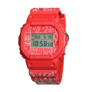 Casio G SHOCK x "KEITH HARING" 2019 Collaboration (RED) DW-5600KEITH