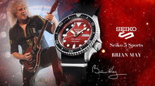 Load image into Gallery viewer, Seiko 2020 x &quot;QUEEN&#39;s&quot; Guitarist &quot;BRIAN MAY&quot; Seiko 5 Sport Limited Edition SRPE83K1