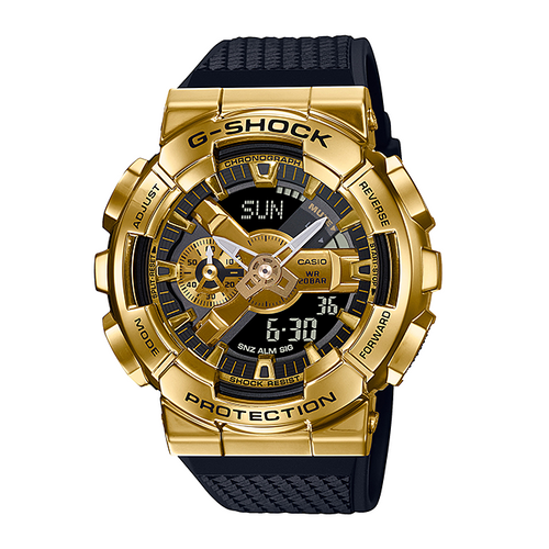 Casio G Shock 2020 GM 110 ANALOG-DIGITAL with Metal Case Series GM-110G-1A9 (Gold)