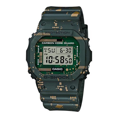 Casio G SHOCK 2020 Circuit Board Camouflage Special Edition DWE-5600CC-3