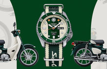 Load image into Gallery viewer, Seiko 5 Sports 2022 x Honda Super Cub Motorcycles Automatic Watch Limited Edition SRPJ49K1