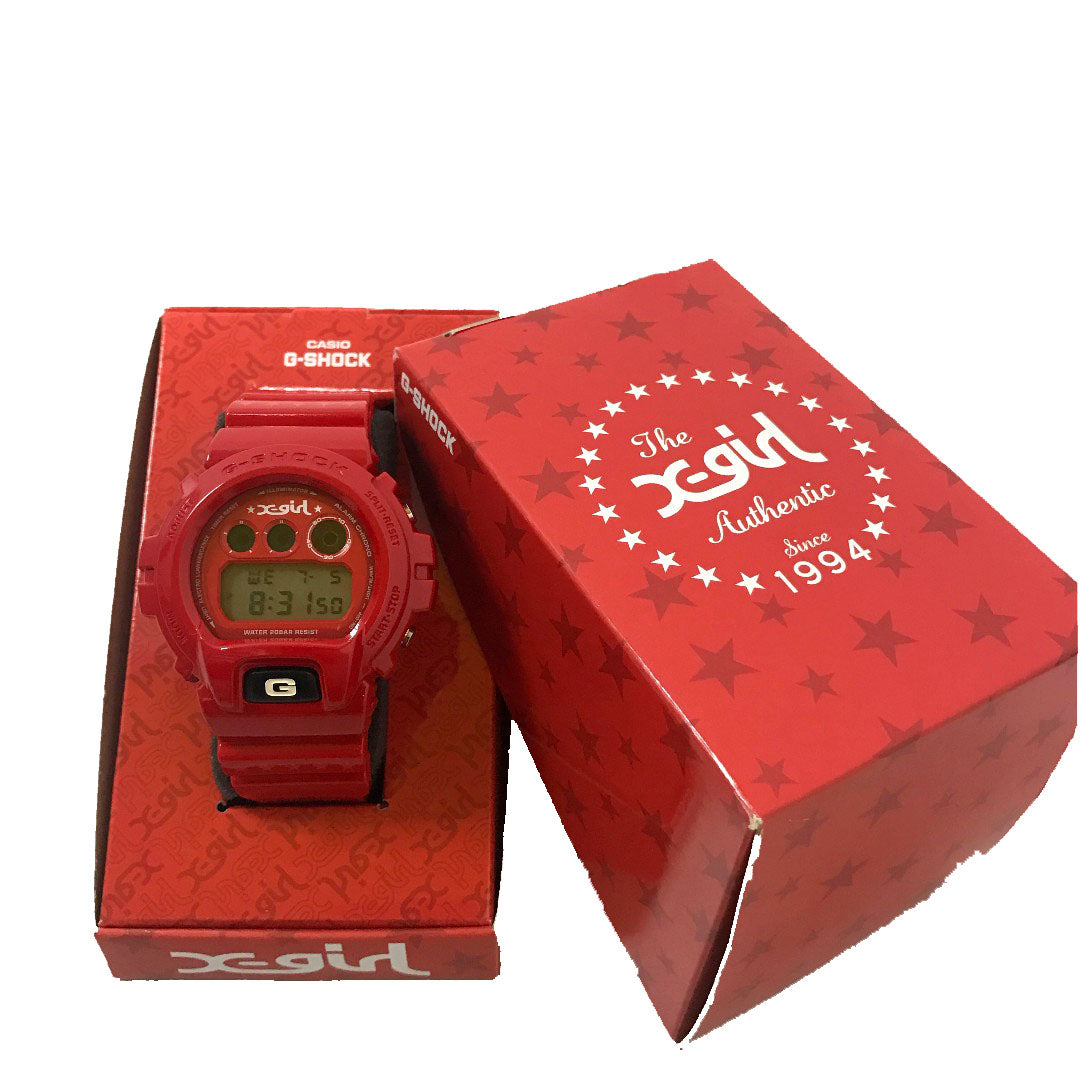 Casio G Shock x X-GIRL 20th Anniversary DW-6900FS – ELITE  TIMEPIECEHK-HONG KONG