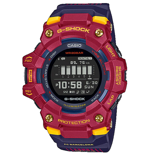Casio G SHOCK 2022 x  FC Barcelona Matchday Spanish football club Limited Edition GBD-100BAR-4