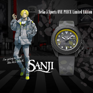 Seiko 5 Sports 2021 x "ONE PIECE SET" 5 character Luffy Sanji Law Zoro Sabo Limited Edition